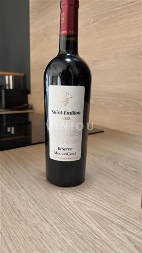 Bordeaux Saint-Émilion Mouton Cadet Réserve 2020