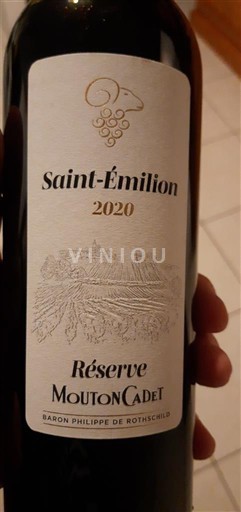 Bordeaux Saint-Émilion Mouton Cadet Réserve 2020