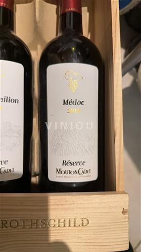 Bordeaux Médoc Mouton Cadet Réserve 2019