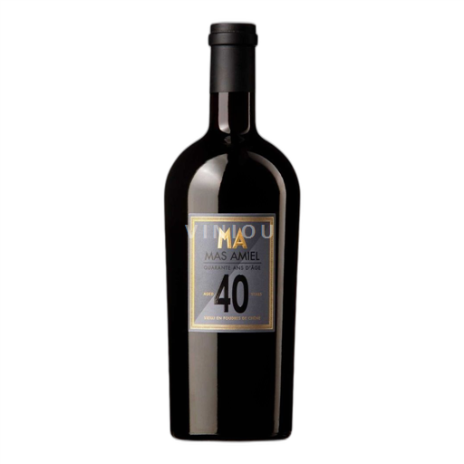 Vin Fortifié Rouge sec 40 ans Mas Amiel Non millésimé France Roussillon Maury AOC biodynamie
