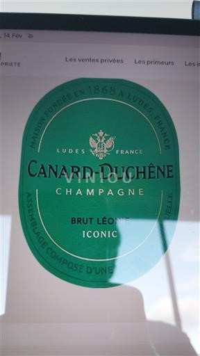 Champagne Șampanie Canard-Duchêne Brut Léonie Iconic Nemilésimat
