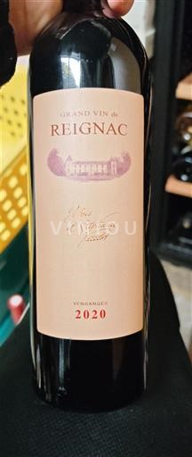 Bordéus Bordeaux Superior Reignac Grand Vin de Reignac 2020