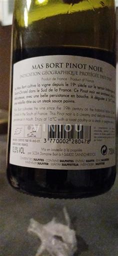Languedoc ja Roussillon Pays d'Oc Mas Bort Ei vuosikertaa