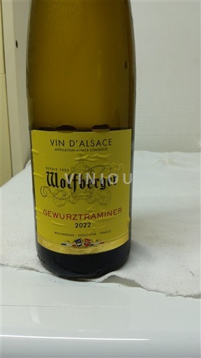 Alsace Ikke specificeret Grand Cru Wolfberger Gewurztraminer 2022