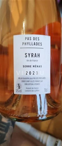 Languedoc Ikke specificeret Pas des Phyllades Serre Méhas 2023