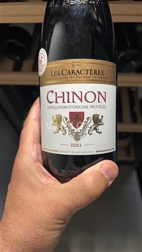 Loire Valley Chinon Les Caractères 2021