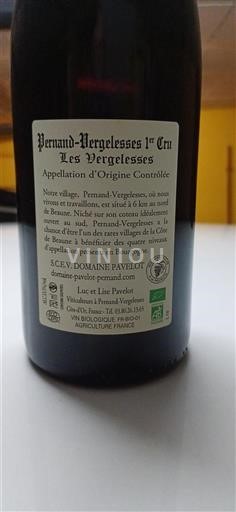 Burgundsko Pernand-Vergelesses Premier Cru Domaine Pavelot Les Vergelesses 2023