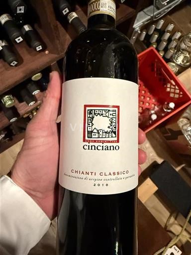 Toscana Chianti Classico Cinciano 2018