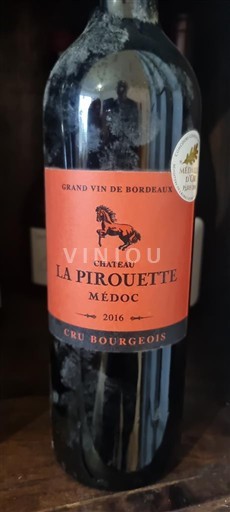 Bordeaux Médoc Cru Bourgeois Château La Pirouette 2016