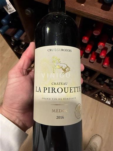 Bordeaux Médoc Cru Bourgeois Château La Pirouette 2016