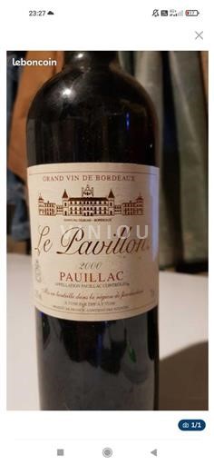Bordeaux Pauillac Château Descas Le Pavillon 2000