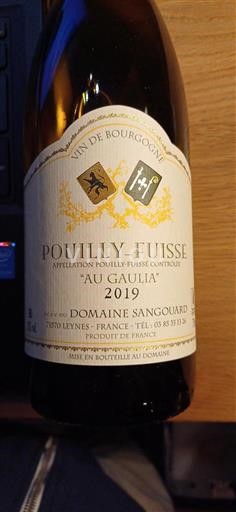Burgundija Pouilly-fuissé Domaine Sangouard Au Gaulia 2019