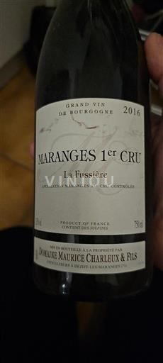 Burgundy Unspecified Premier Cru Domaine Maurice Charleux & Fils La Fussière 2016