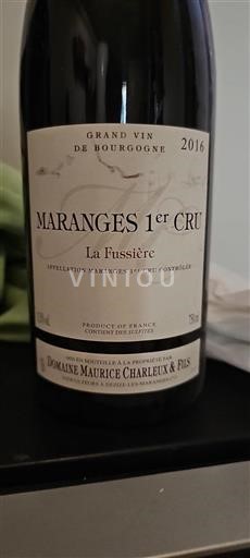 Borgoña No especificado Premier Cru Domaine Maurice Charleux & Fils La Fussière 2016