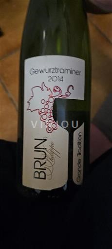 Alsasko Gewürztraminer Grand Cru Philippe Brun Grande Tradition 2014