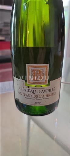 Valle del Loira Coteaux-de-l'Aubance Château Avrillé 2010
