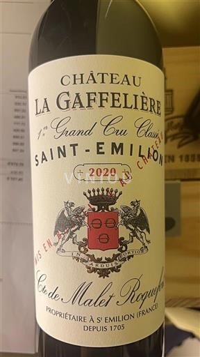 Burdeos Saint-Émilion Grand Cru La Gaffelière 2020