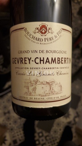 Bourgogne Gevrey-chambertin Bouchard Père & Fils Les Grands Chemins 2016