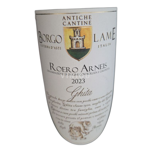 Piedmont Wines Unspecified Antiche Cantine Borgo Lame Ghita Arneis 2023