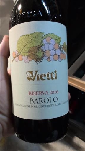 Piedmont Barolo Vietti Riserva 2016