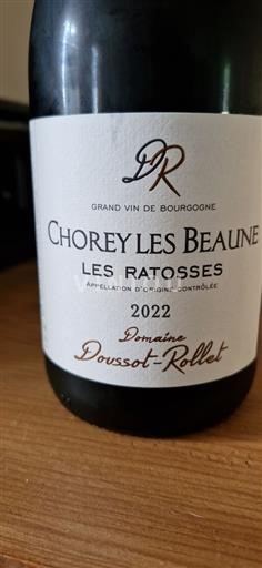 Burgundija Chorey-lès-Beaune Domaine Doussot-Rollet Les Ratosses 2022