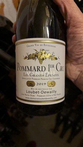Borgoña Pommard Premier Cru Loubet-Dewailly Les Grands Epenots 2019