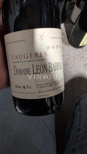Linguadoca Faugères Domaine Léon Barral Faugeres 2020