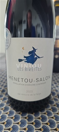 Dolina Loare Menetou-Salon Antoine de la Farge Les Birettes 2023