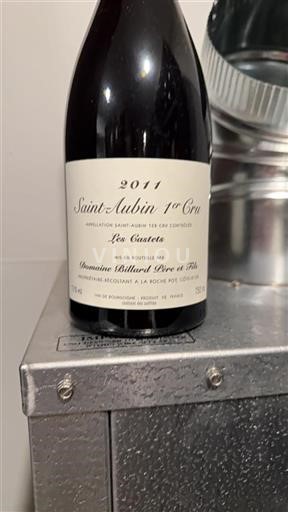 Vin Rouge sec Les Castets Domaine Billard Père et Fils 2011 France Bourgogne AOC Premier Cru