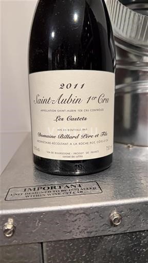 Burgundy Saint-Aubin Premier Cru Domaine Billard Père et Fils Les Castets 2011