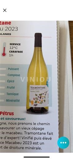 Languedoc and Roussillon Côtes Catalanes Tramontane 2023