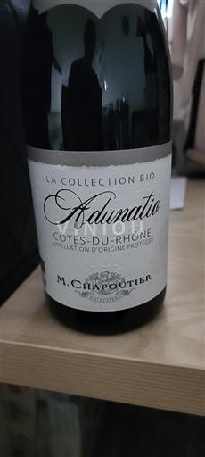 Rhônen laakso Côtes-du-rhône M. Chapoutier Adunatio 2023