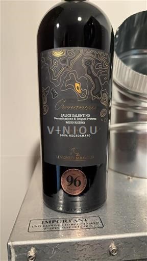 Puglia Salice Salentino Le Vigne di Sammarco Orovanera 2016