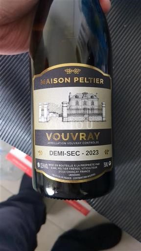 Dolina Loare Vouvray Maison Peltier 2023