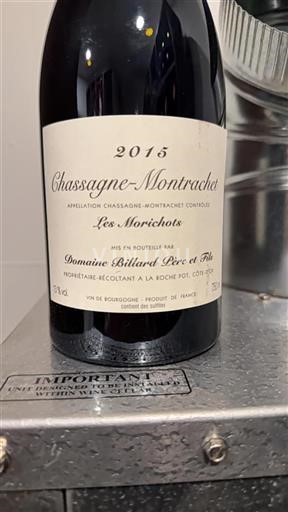 Burgundsko Chassagne-montrachet Domaine Billard Père et Fils Les Morichots 2015