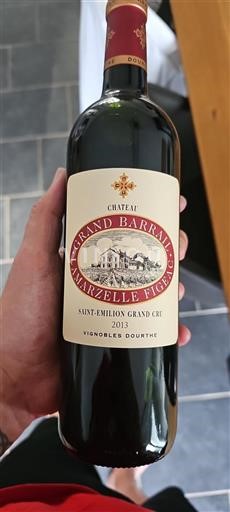 Bordeaux Saint-Émilion Grand Cru Grand Barrail Lamarzelle Figeac 2013