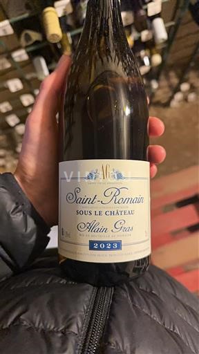 Bourgogne Saint-Romain Alain Gras Sous le Château 2023
