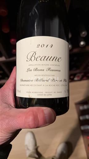 Burgundsko Beaune Domaine Billard Père et Fils Les Bons Feuvres 2014