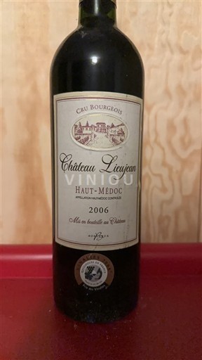Bordeaux Haut-Médoc Cru Bourgeois Château Lieujean 2006