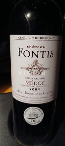 Bordéus Médoc Château Fontis 2004