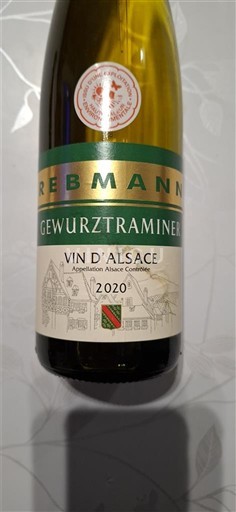 Alsace Rebmann Gewurztraminer 2020