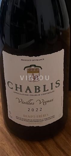 Borgogna Chablis Domaine Dampt Frères Vieilles Vignes 2022