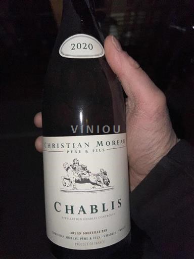 Burgundi Chablis Christian Moreau Père & Fils 2020