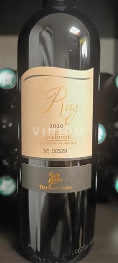 Roussillon Collioure Terre des Templiers Le Reig 2020