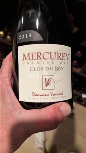 Bourgogne Mercurey Premier Cru Domaine Vaurick Clos du Roy 2014