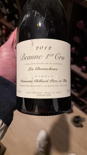 Burgundsko Nespecifikováno Premier Cru Domaine Billard Père et Fils Les Chouacheux 2012