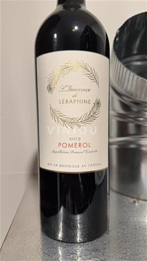 Vin Rouge sec L'Innocence de Séraphine Séraphine 2019 France Bordeaux Pomerol AOC