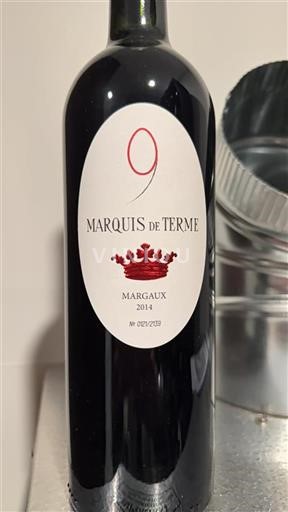 Burdeos Margaux Grand Cru Marquis de Terme 2014