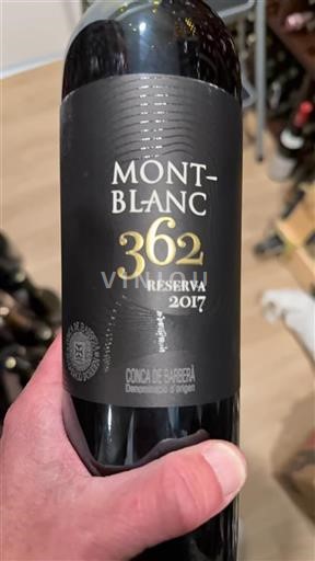 Cataluña Conca de Barberà Montblanc 362 Reserva 2017