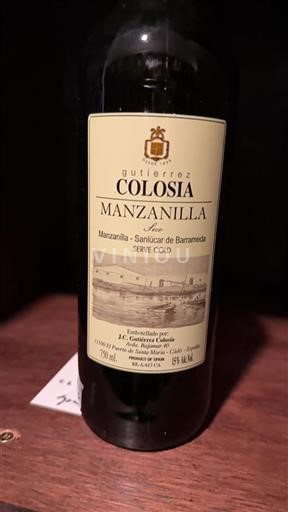 Andalusien Nicht spezifiziert Gutiérrez Colosía Manzanilla Ohne Jahrgang